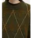 Selected Femme Lulu Brushed Argyle Knit O-neck