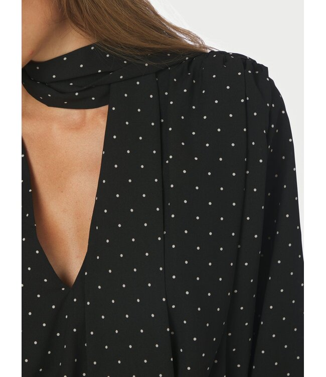 Neo Noir Ettalie Dot Blouse