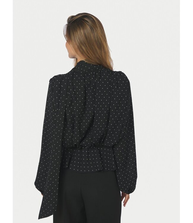 Neo Noir Ettalie Dot Blouse