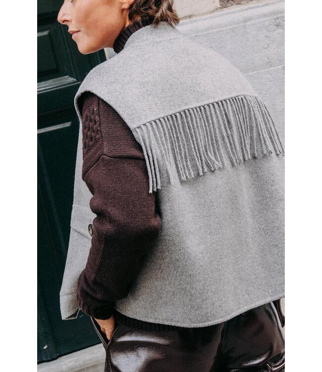Lalotti Anna Gilet Grey