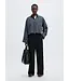 Selected Femme Astha Cropped Boxy Shirt Peat Check