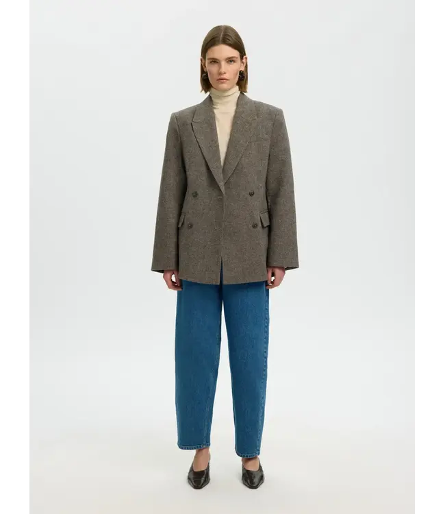 Selected Femme Reeda Wool Blend Blazer