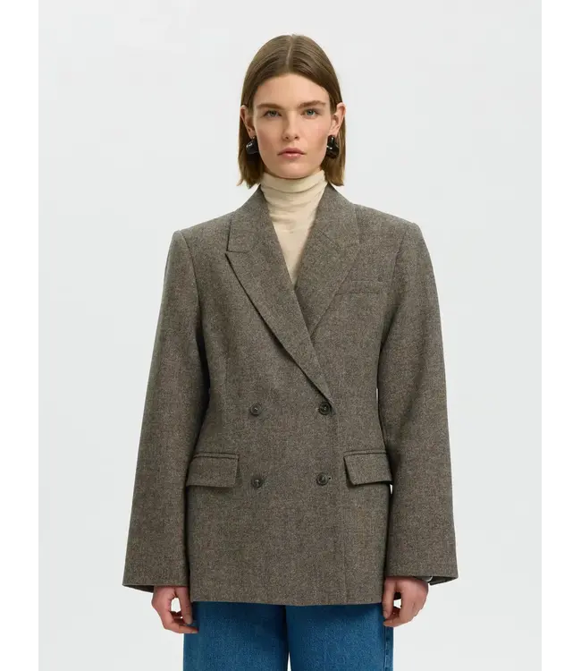 Selected Femme Reeda Wool Blend Blazer