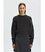 Selected Femme Mira Knit Short O-neck Asphalt