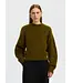 Selected Femme Mira Knit Short O-neck Fir Green
