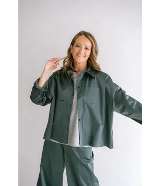 Held Antwerp Mon Shaket Satin Sage Green