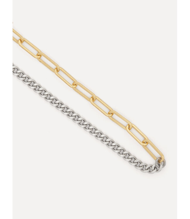 Les Soeurs Mara Mixed Chain Bracelet