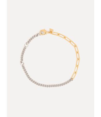 Les Soeurs Mara Mixed Chain Bracelet