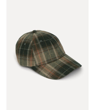 Les Soeurs Pipa Checked Cap Green