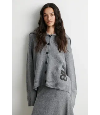 Second Female Alpha Knit Collar Cardigan