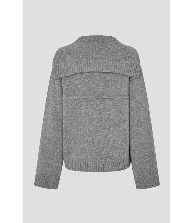 Second Female Alpha Knit Collar Cardigan