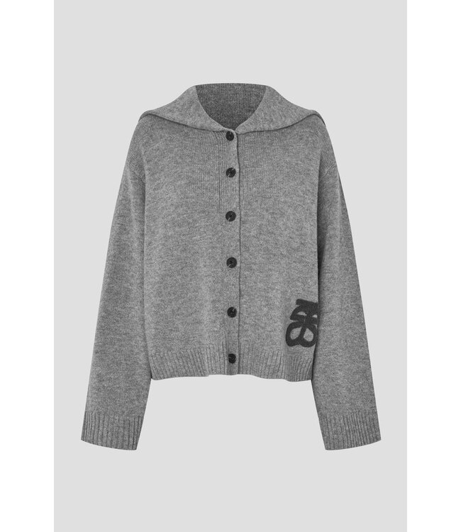 Second Female Alpha Knit Collar Cardigan