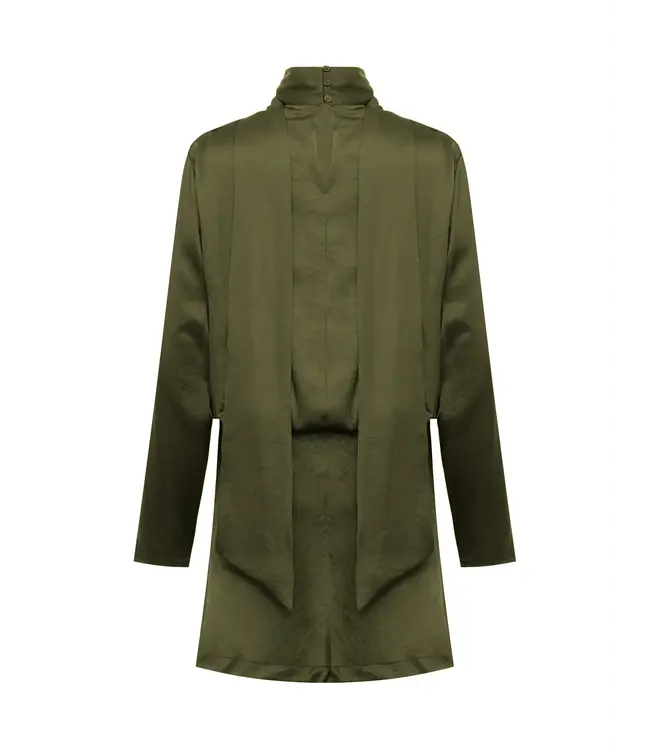 Mbym Quill Dagny Dress Olive