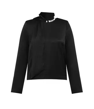 Mbym Rosaline Quill Blouse Black