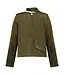 Mbym Rosaline Quill Blouse Smoked Olive