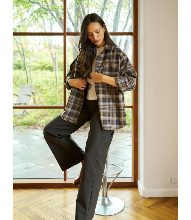 Neo Noir Dalma Flannel Check Shirt