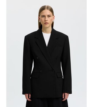 Selected Femme Oversized Mara Wool Blend Blazer