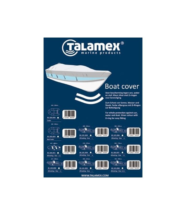 Talamex Rubberboot boothoes - Tender afdekkleed