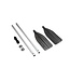 Intex Roeipeddel set of kajak peddel aluminium versterkt 122 / 244 cm