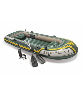 Intex Opblaasboot Seahawk 4 Set vierpersoons