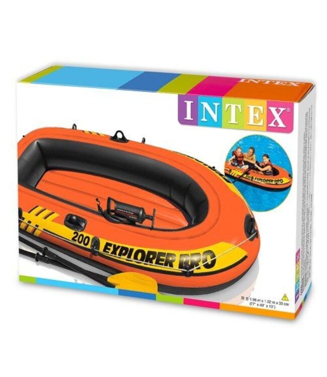 Intex Opblaasboot Explorer PRO 200 Set tweepersoons