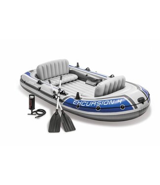 Intex Opblaasboot Excursion 4 Set vierpersoons