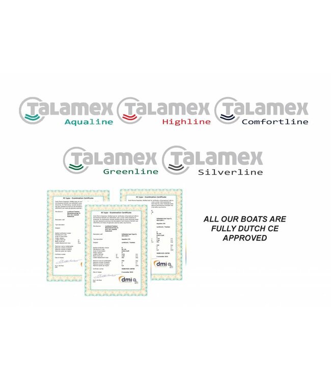 Talamex Silverline 350 RIB boot met aluminium bodem