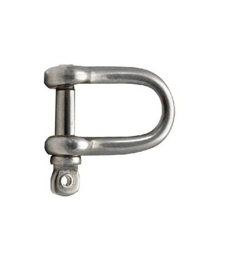 Talamex D-sluiting - oogbout RVS 6 mm