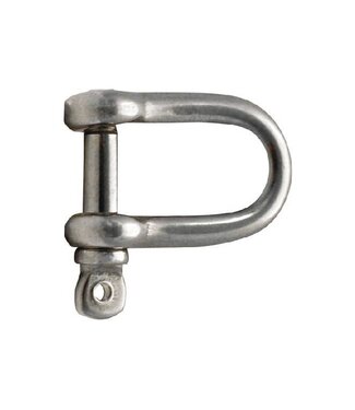 Talamex D-sluiting - oogbout RVS 8 mm