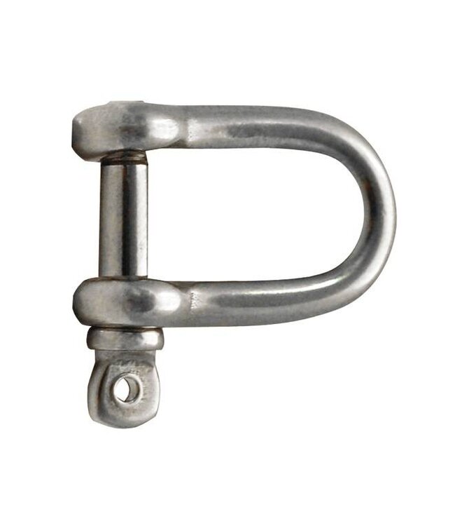 Talamex D-sluiting - oogbout RVS 8 mm