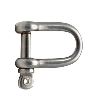 Talamex D-sluiting - oogbout RVS 10 mm