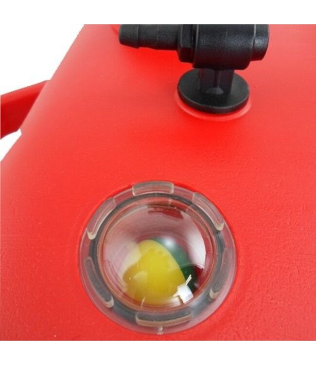 Talamex Brandstoftank 22 Liter met tankmeter voor Buitenboordmotor, draagbaar