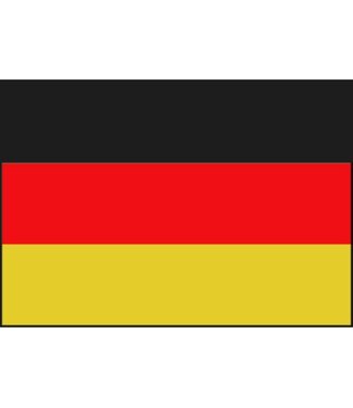 Boot vlag Duitsland 20 x 30 cm