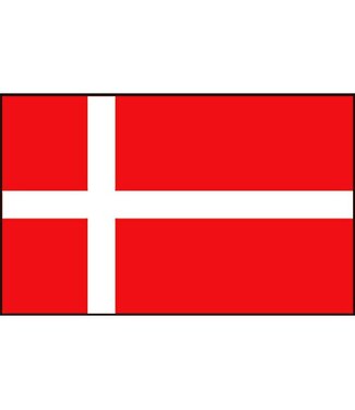 Boot vlag Denemarken 20 x 30 cm