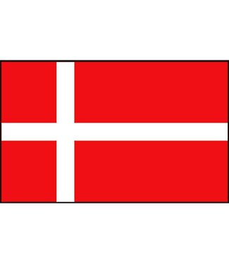 Boot vlag Denemarken 20 x 30 cm