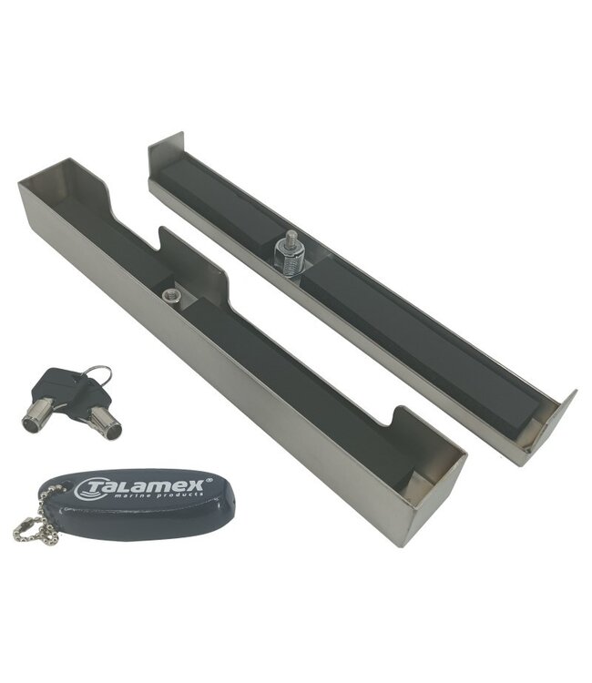 Talamex RVS Buitenboordmotor slot met cilinder