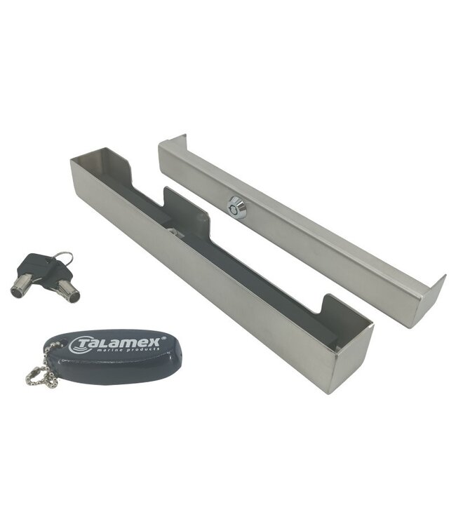 Talamex RVS Buitenboordmotor slot met cilinder
