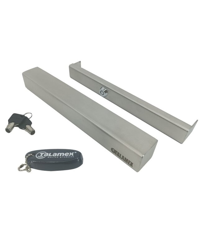 Talamex RVS Buitenboordmotor slot met cilinder