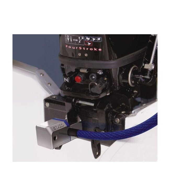 Stazo Smartlock buitenboordmotor slot met 2,5 m lasso kabel van Ø 20 mm