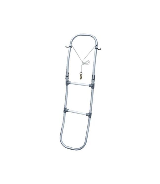 Talamex Zwemtrap aluminium voor rubberboot 2 of 3 treden