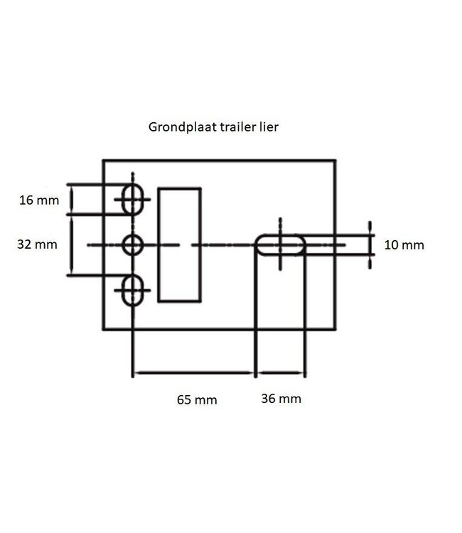 Talamex Trailerlier type WT-73-14 SOFT met band en haak 636 kg