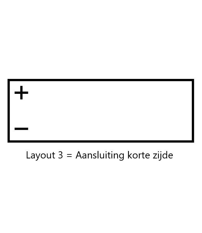 Dynac Semi-tractie accu 12 volt 230 ah Type 96801