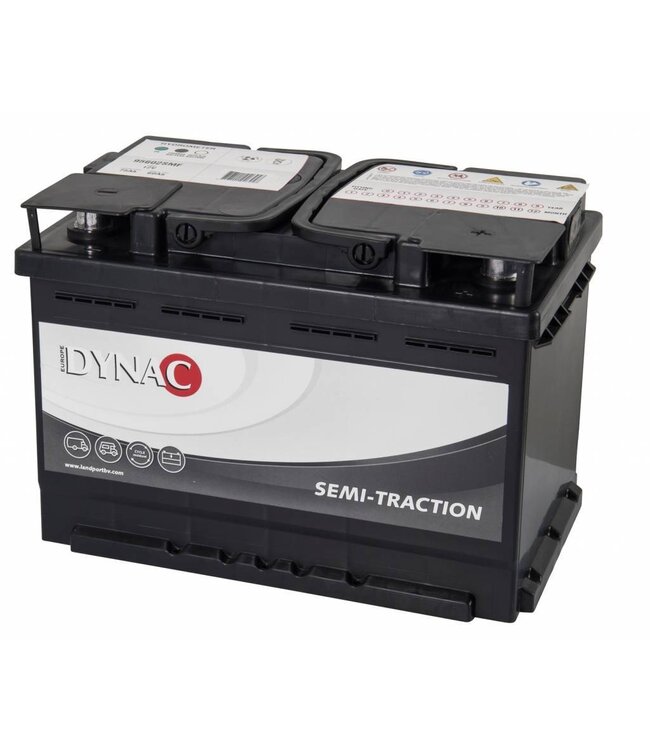 Dynac Semi-tractie accu 12 volt 75 ah Type 95602 SMF