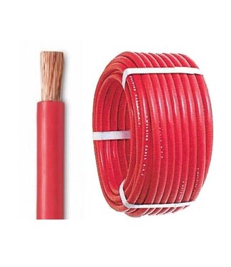 Accukabel 16 mm² rood