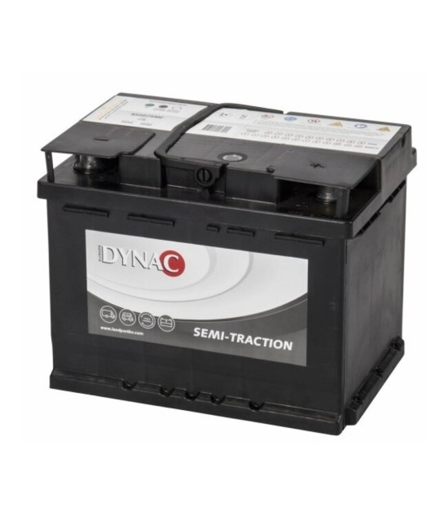 Dynac Semi-tractie accu 12 volt 60 ah Type 95502 SMF
