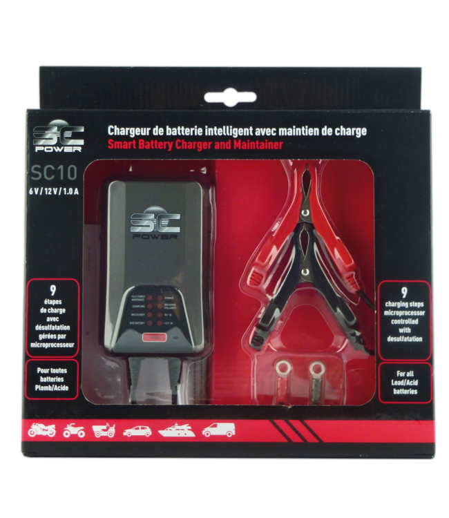 SC 10 Power premium 1,0 A acculader
