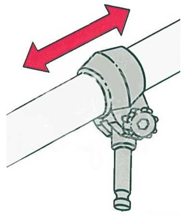 Talamex Roeidol voor peddel Talamex Highline & Silverline rubberboten