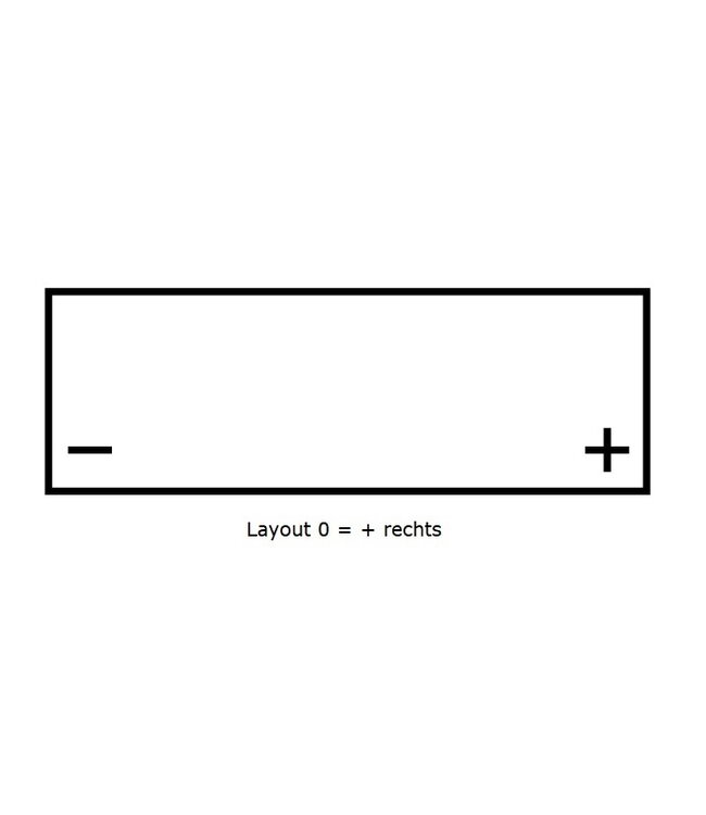 Dynac Start accu 12 volt 62 ah Type 56219
