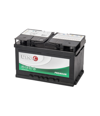 Dynac Startaccu 12 volt 74 ah Type 57412L