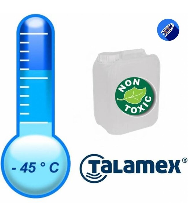 Talamex 5 liter anti-vries voor motor, drinkwaterpompen, tanks en toilet